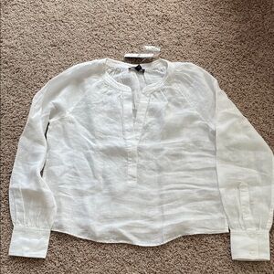 J. Crew NWT Women's White Button Down Shirt